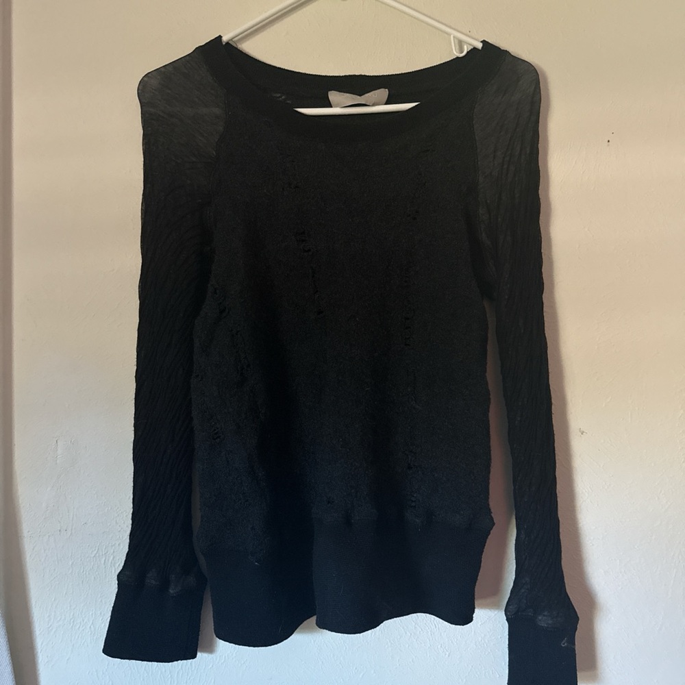 Black Long Sleeve Sweater